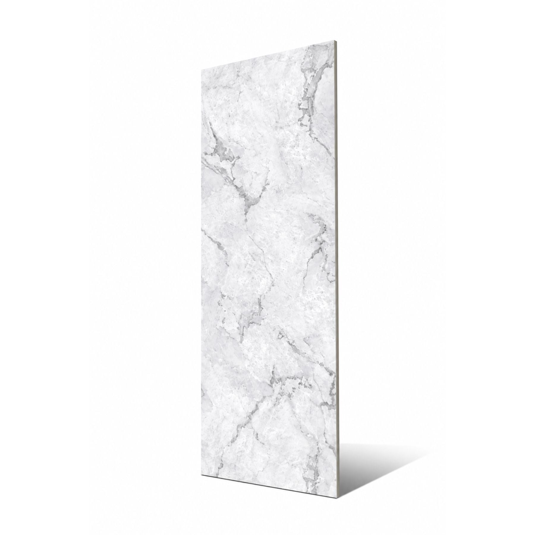 Oyster Bianco satin porcelain slab in 120x280cm with 6mm thickness, offering an elegant marble look for premium floor, wall and contemporary interior applications.
