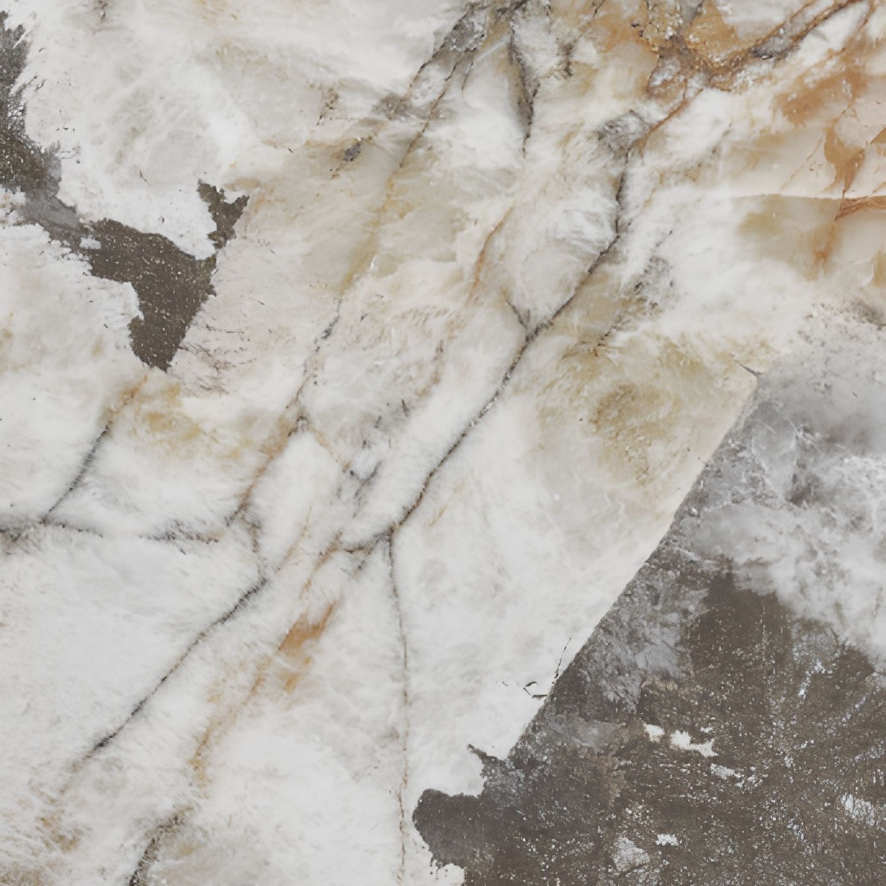 Patagonia Stone bookmatch porcelain slab in 120x280cm with 6mm thickness, featuring polished A & B patterns for luxury stone-look walls, floors and interiors.