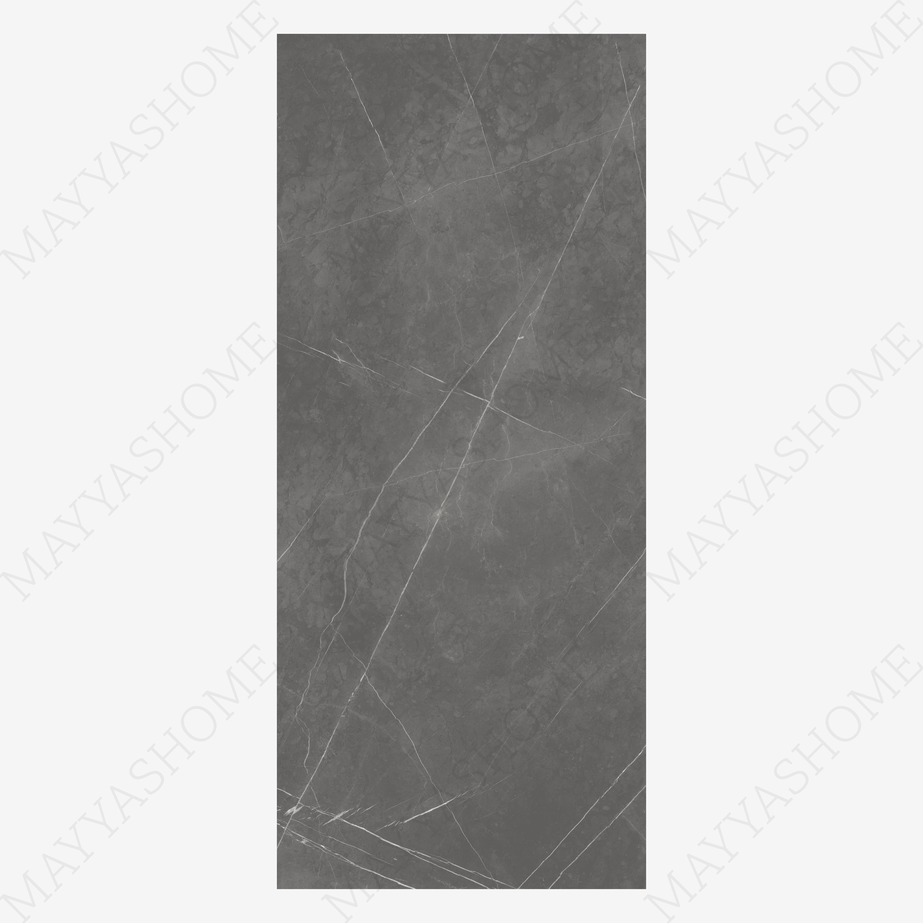 Pietra Nero matt porcelain tile 120x278cm. Dark stone-inspired design, 09mm thick, durable and elegant for modern walls and floors.