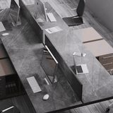 Pietra Nero matt porcelain tile 120x278cm. Dark stone-inspired design, 09mm thick, durable and elegant for modern walls and floors.