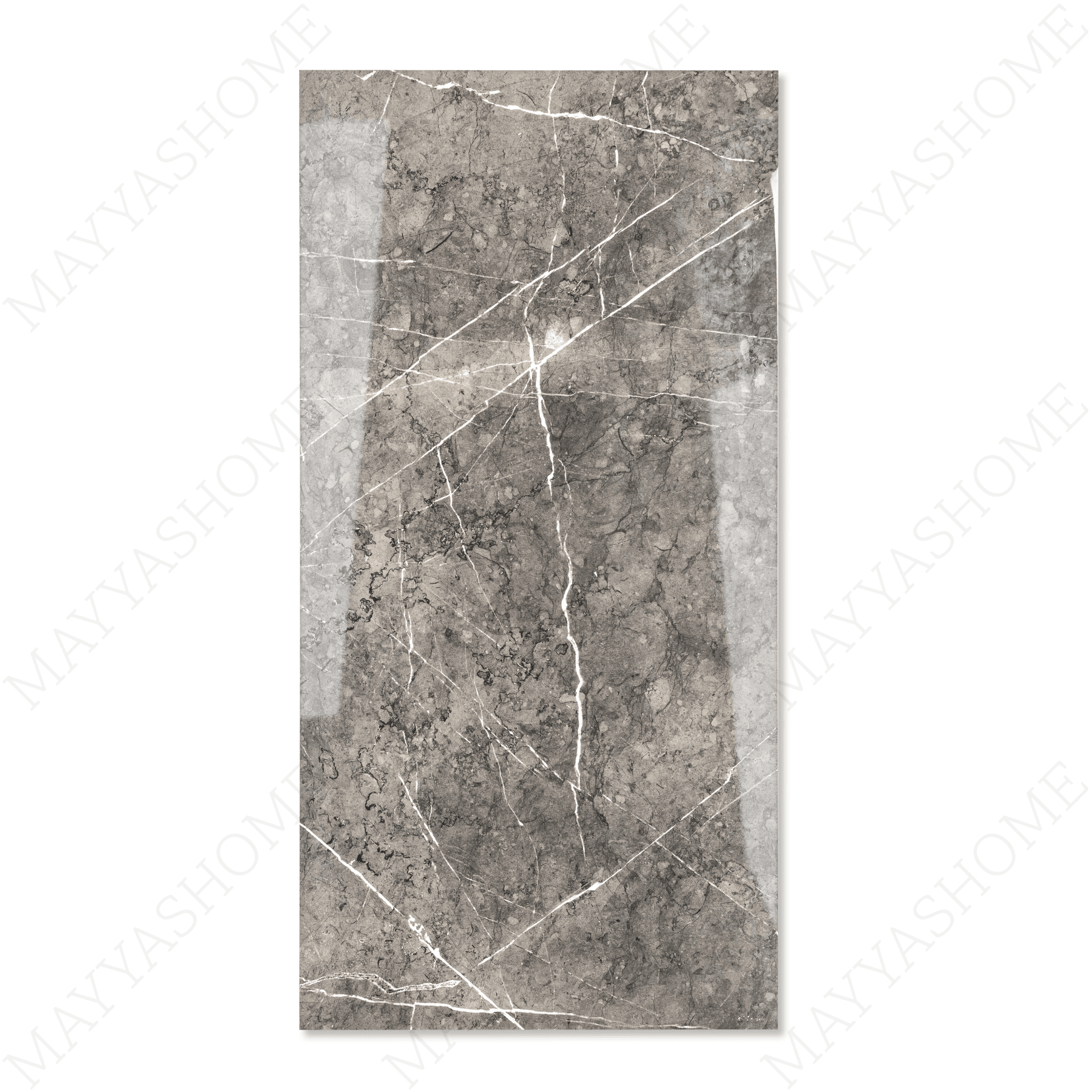 Pitera Grey porcelain tile 60x120cm 9mm thickness, grey marble look design, durable porcelain tile ideal for modern floors and walls.