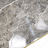 Pitera Grey porcelain tile 60x120cm 9mm thickness, grey marble look design, durable porcelain tile ideal for modern floors and walls.