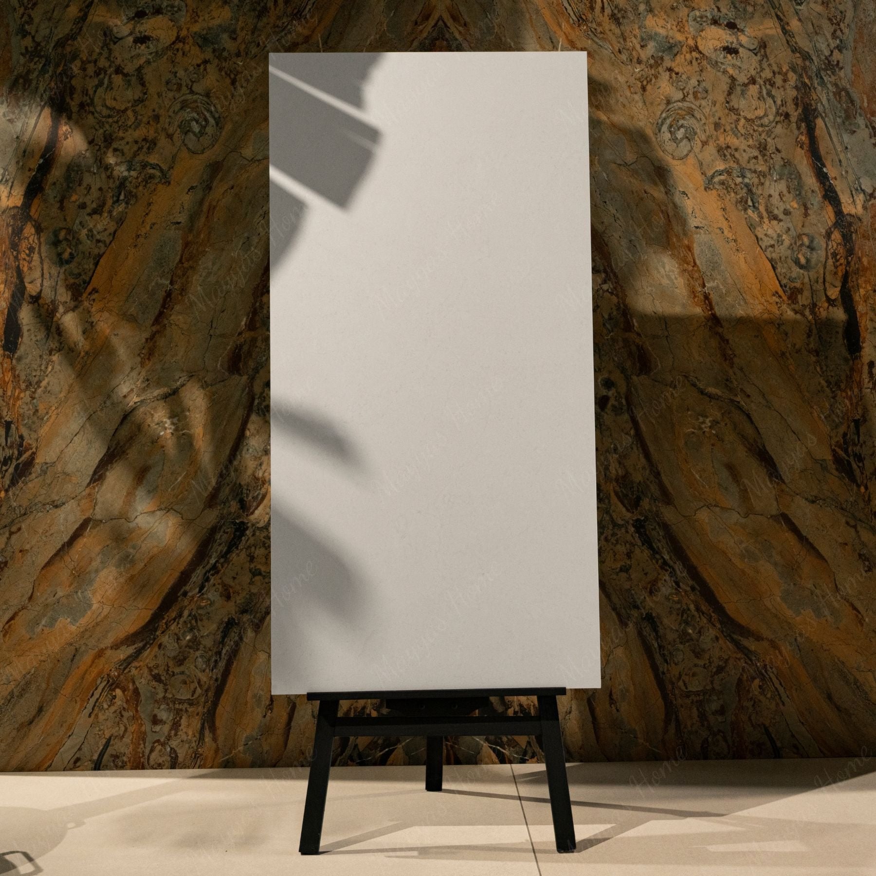 Porcelain Mist porcelain tile in 60x120cm size featuring soft grey tones, smooth texture and durable 9mm thickness for floors and walls.