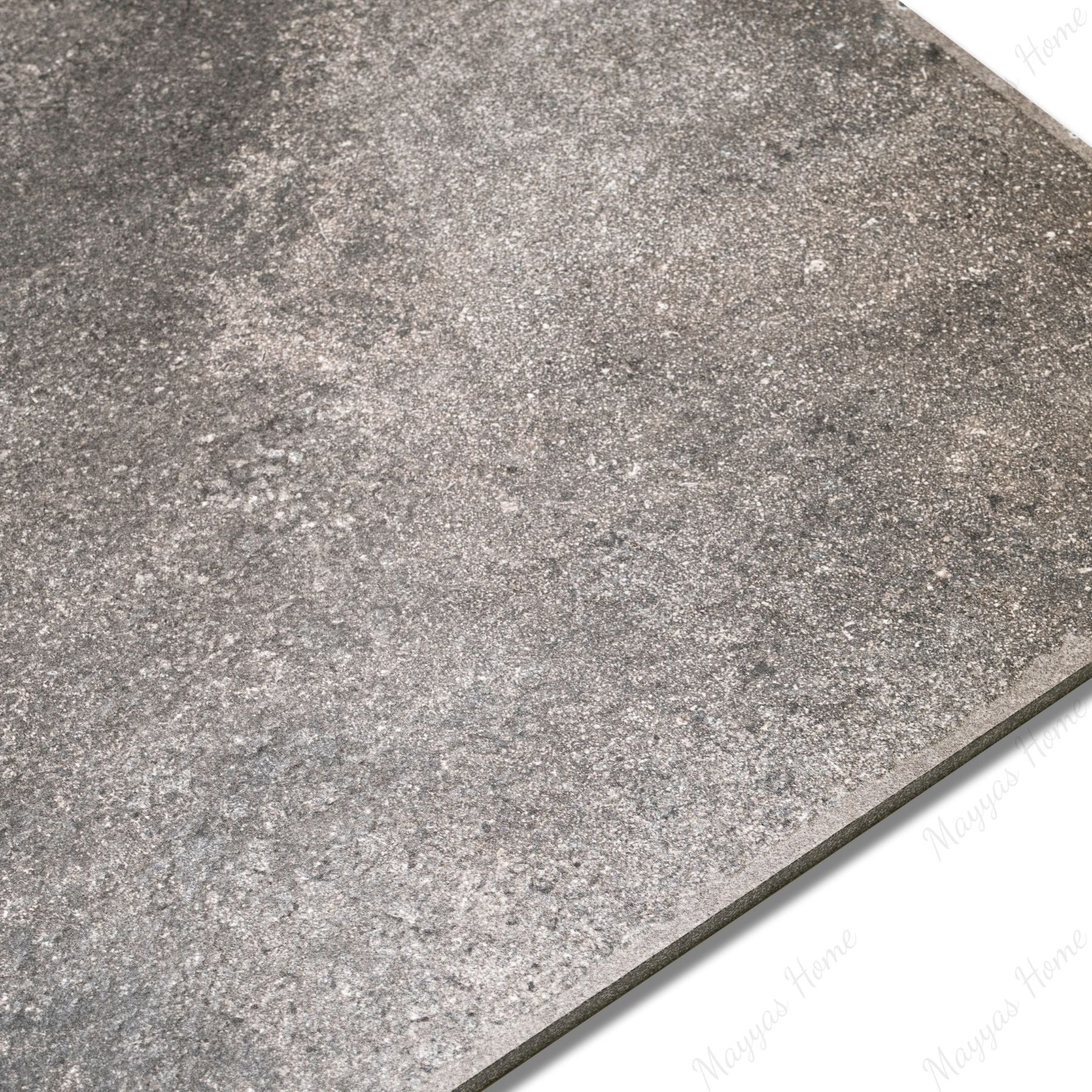 Portland Nero Edge matte cement effect porcelain tile 60x120cm 9mm delivers deep charcoal tones, modern texture, and durable performance for floors and walls.