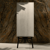 Portland View Silver porcelain tile 60x120cm 2mm thickness, silver stone look design, durable porcelain tile for modern floors and walls.