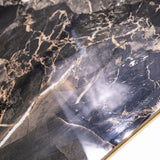 Portoro Argento 80x160cm high glossy porcelain tile, 09mm thick with black marble look and silver veining. Luxurious and durable for stylish interiors.