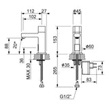 Premium electric-powered electronic single water sink tap with above-counter installation and adjustable water-saving flow limiter technology.