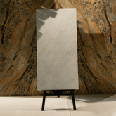 Quarry Steel porcelain tile 60x120cm 9mm thickness, steel grey stone look design, durable porcelain tile for modern floors and walls.