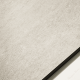 Quarzo White porcelain tile 60x120cm 2mm thickness, white stone look design, durable porcelain tile for modern floors and walls.