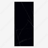 ROYAL MARQUINA 120x278cm black marble look tile with elegant veining and a luxurious glossy finish. A premium large format tile for sophisticated interiors.