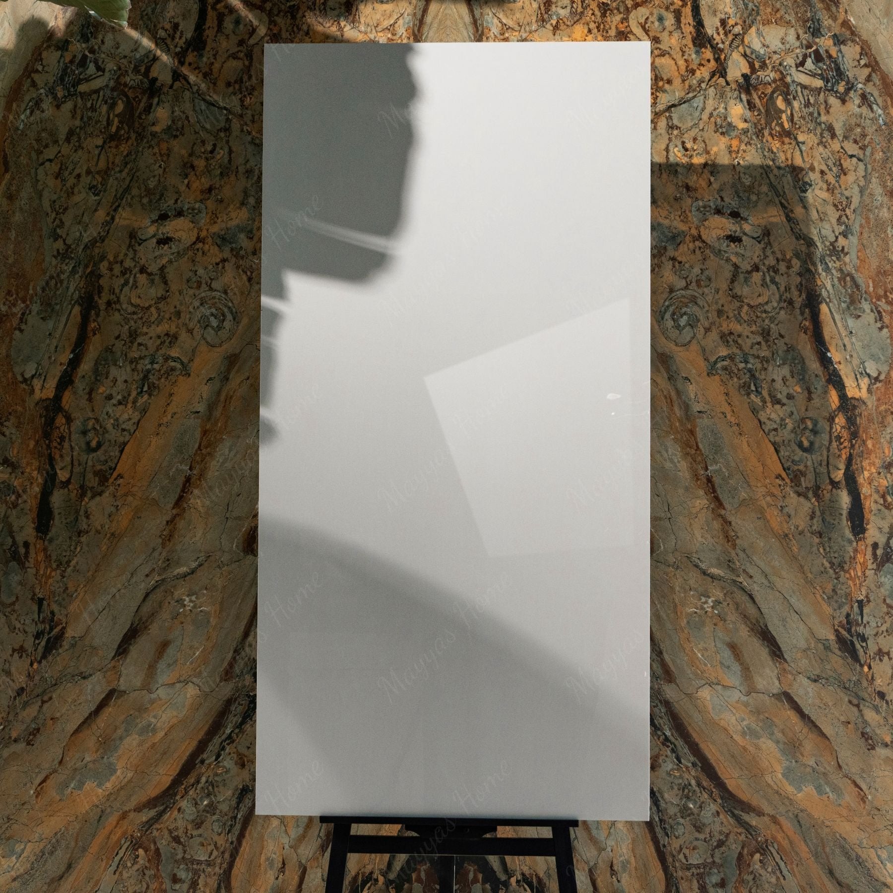 Robinson White 80x160cm glossy porcelain tile, 09mm thick with a refined white finish. Sleek and durable, perfect for bright and modern interiors.