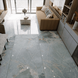 Bluette Onyx Aqua 120x240cm 09mm – Glossy Tile