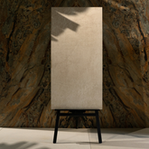 Rock Sterlina Henna porcelain tile 60x120cm 9mm thickness, brown stone look design, durable porcelain tile for warm modern floors and walls.