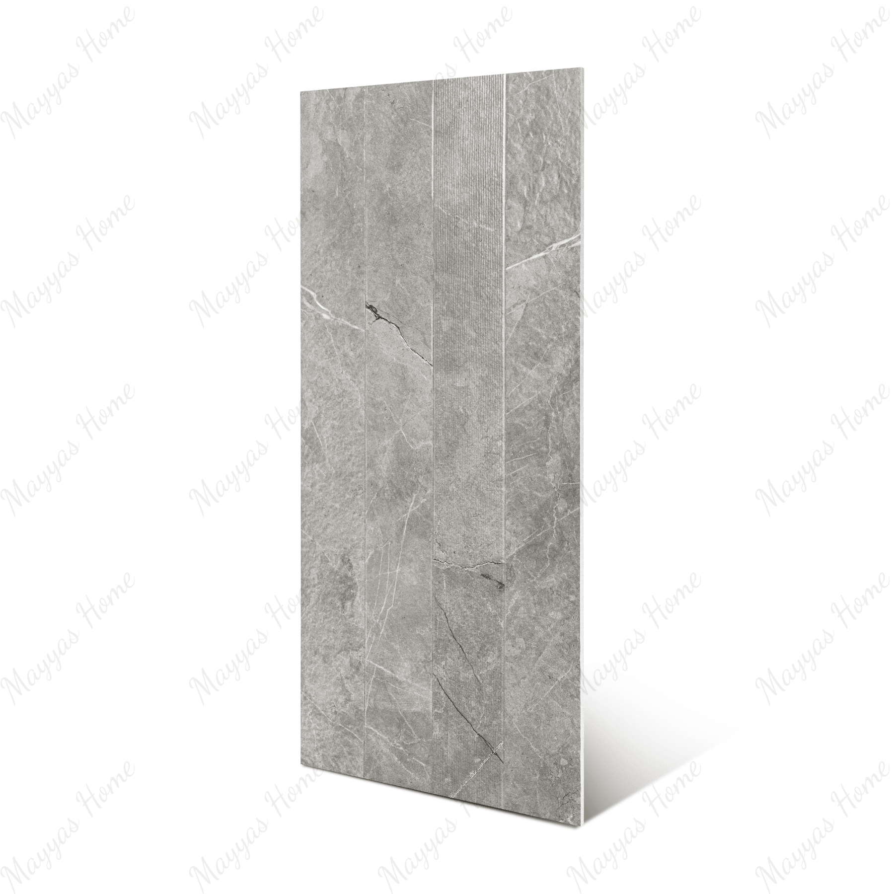Rock Sterlina Henna porcelain tile 60x120cm 9mm thickness, brown stone look design, durable porcelain tile for warm modern floors and walls.