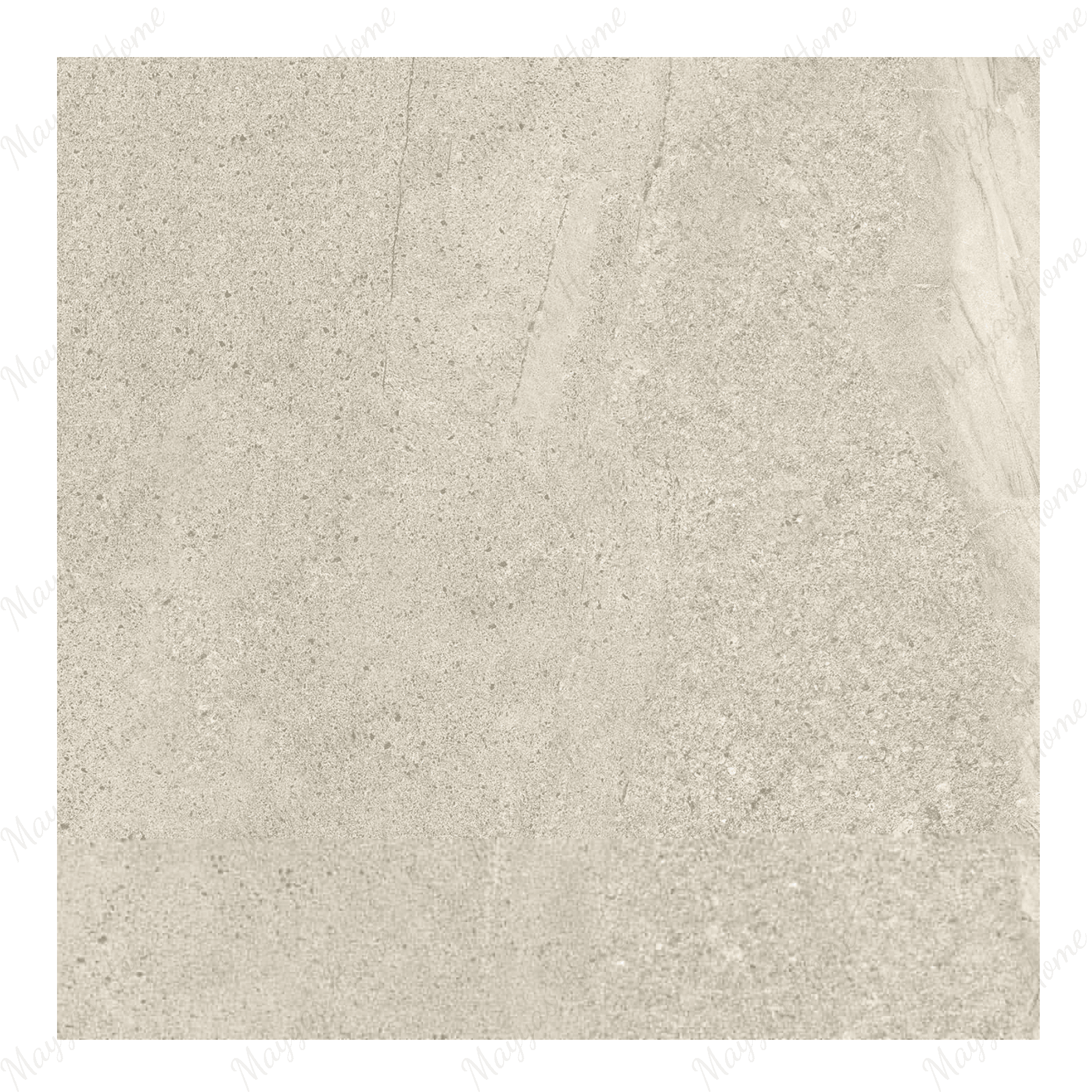 SAUDI Matt Porcelain Tile 12MM Beige Stone-Look, Slip-Resistant Finish
