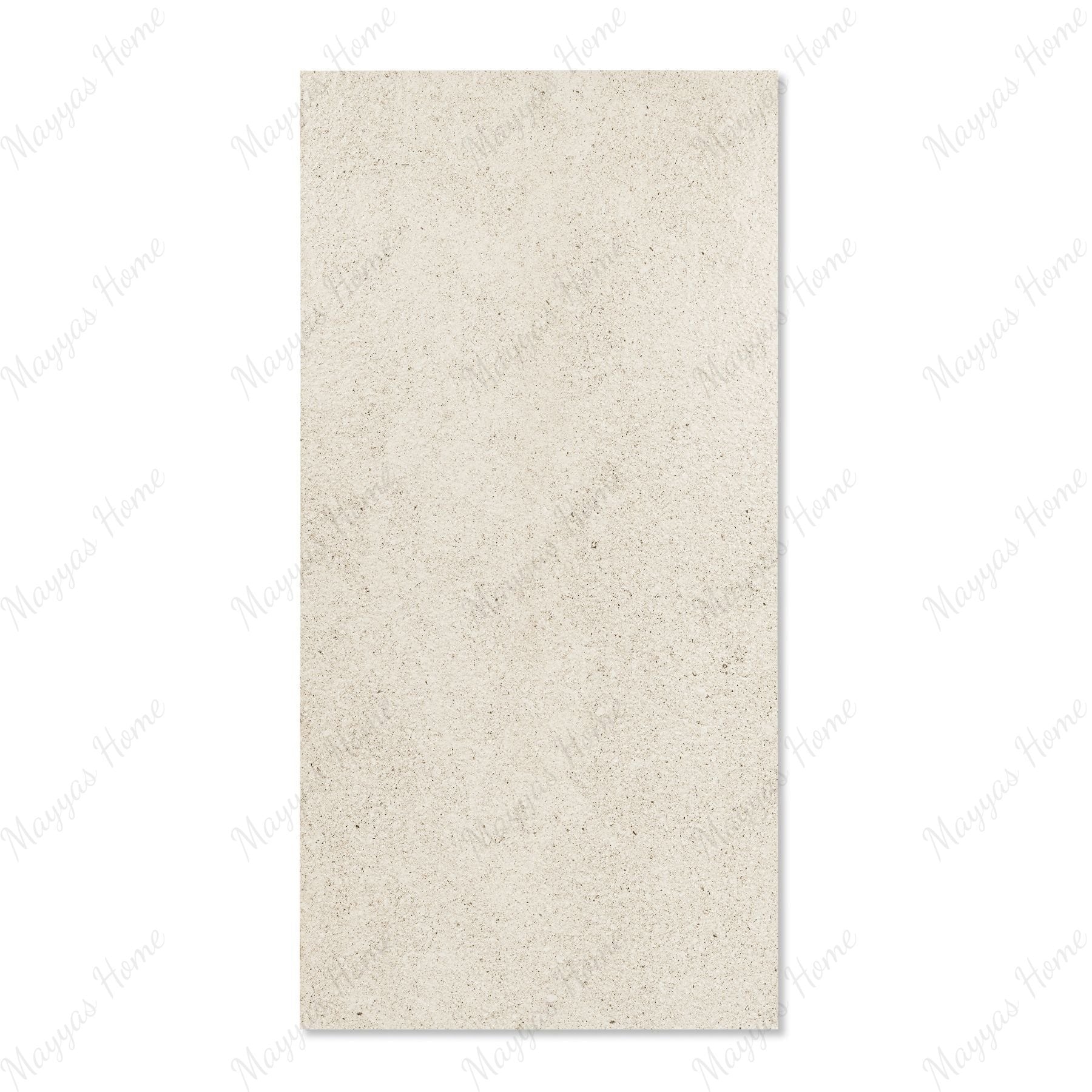 Sandy White matt porcelain tile 60x120cm x 2mm with soft natural tone. Durable large format tile perfect for modern floors and stylish interior walls.