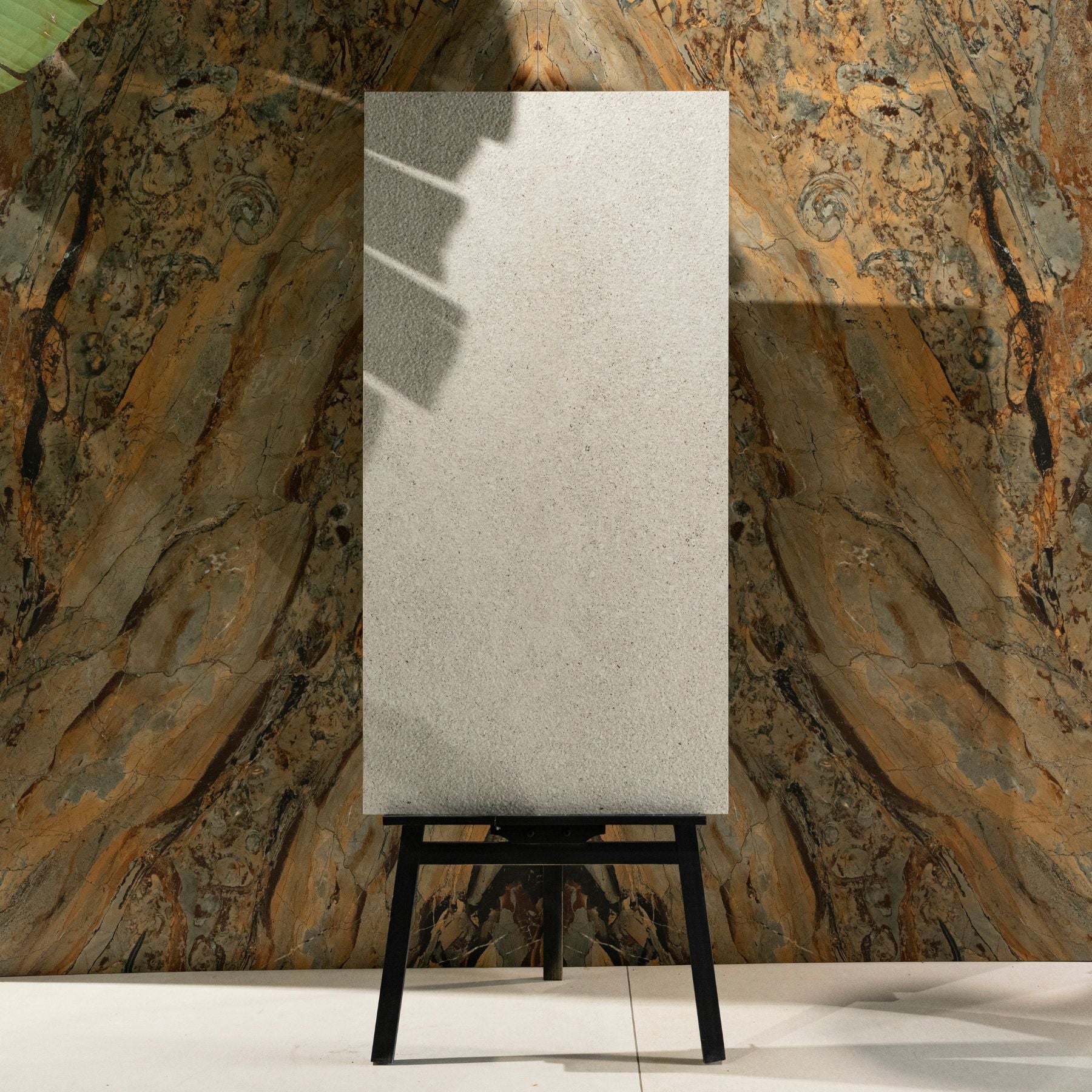 Sandy White matt porcelain tile 60x120cm x 2mm with soft natural tone. Durable large format tile perfect for modern floors and stylish interior walls.