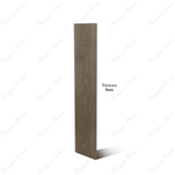 Shadow Walnut 15x90cm porcelain slab with deep walnut tones. Wood-look design, durable, low-maintenance, and ideal for elegant floors and walls.