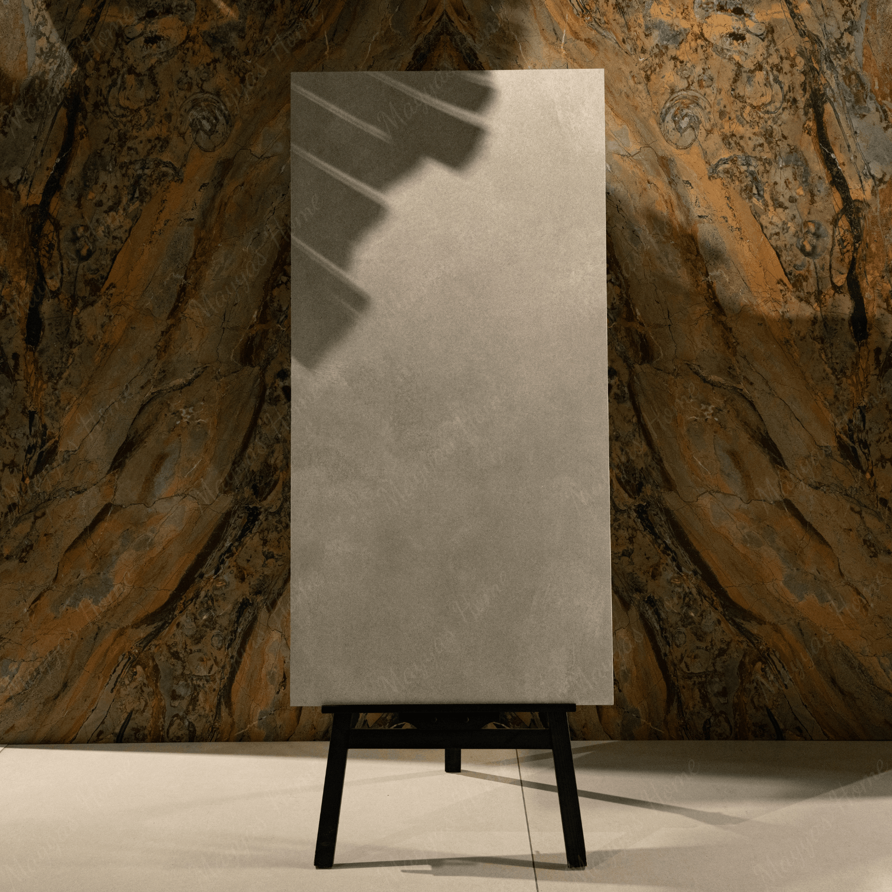 Shop AZURE GREY large format porcelain tile 60x120mm with a matt marble-look finish and 9MM thickness. Durable, scratch-resistant, and ideal for floors and walls. Perfect for stylish, glare-free modern interiors.