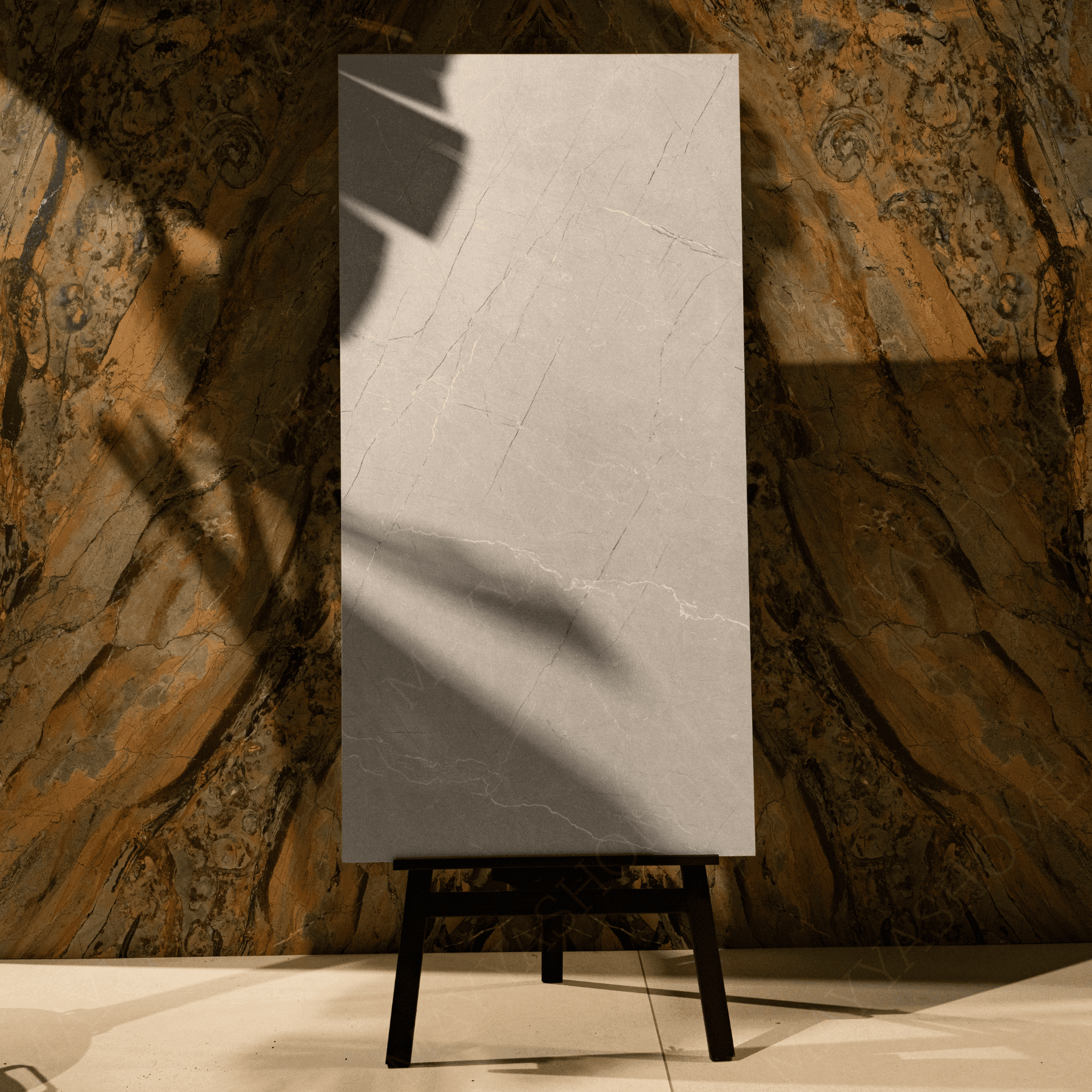Shop BRIO BIANCO large format porcelain tile 600x1200mm with a matt marble-look finish and 9MM thickness. Durable, scratch-resistant, and perfect for floors and walls. Ideal for modern, glare-free interiors.
