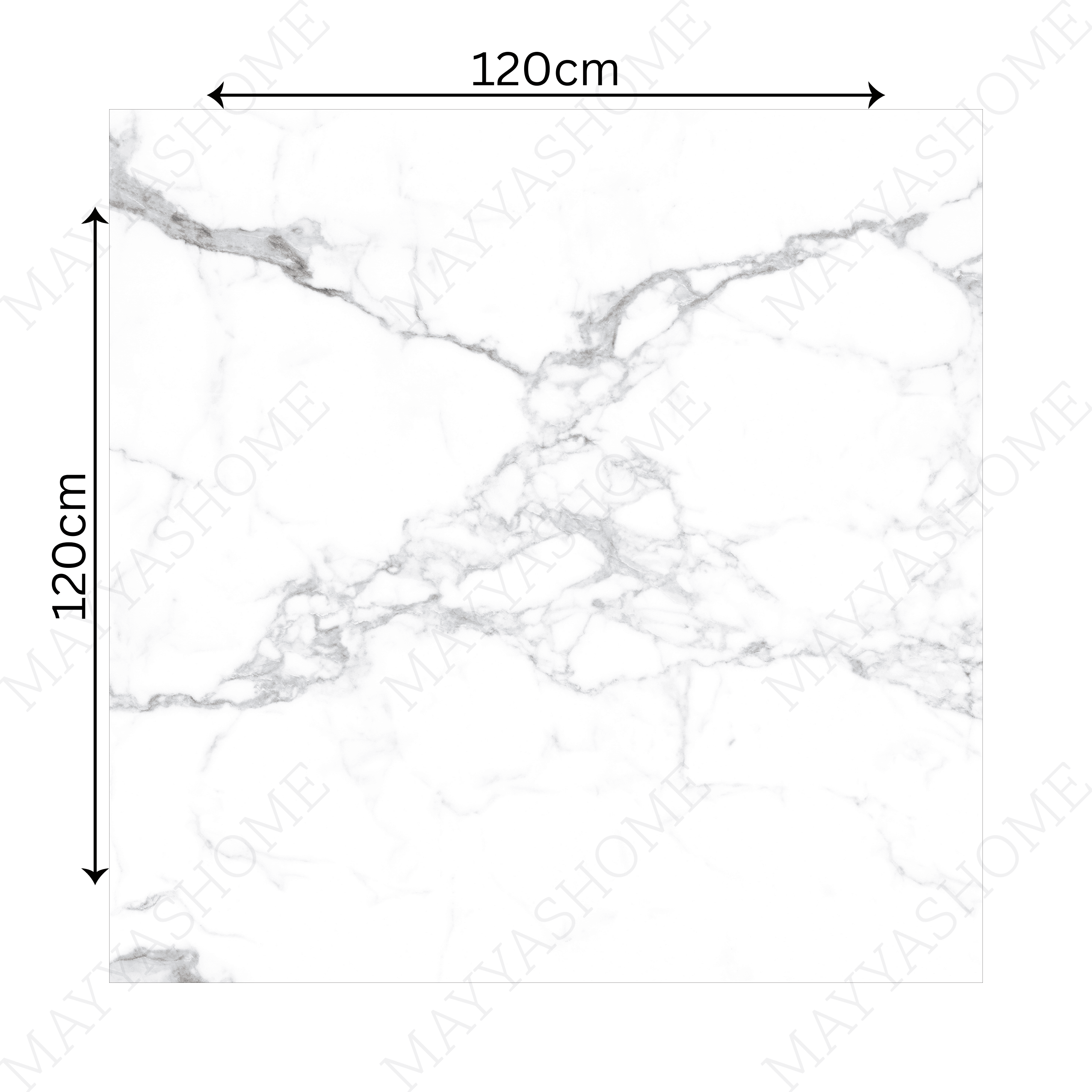 Shop STATUARIO KRYPTON large format porcelain tiles (120x120cm) with a 9MM glossy finish and elegant grey marble effect. Durable, scratch-resistant, and easy to install. Ideal for modern interiors.