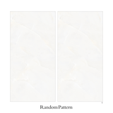 Shop the AGATE BIANCO large format porcelain tile, 60x120cm with a glossy marble-look finish. Durable 9MM porcelain tile ideal for floors and walls, offering elegance, easy installation, and long-lasting performance.