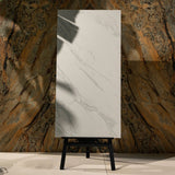 Shoreline matte stone effect porcelain tile 60x120cm 9mm features soft grey-beige tones with durable porcelain performance for floors and walls.