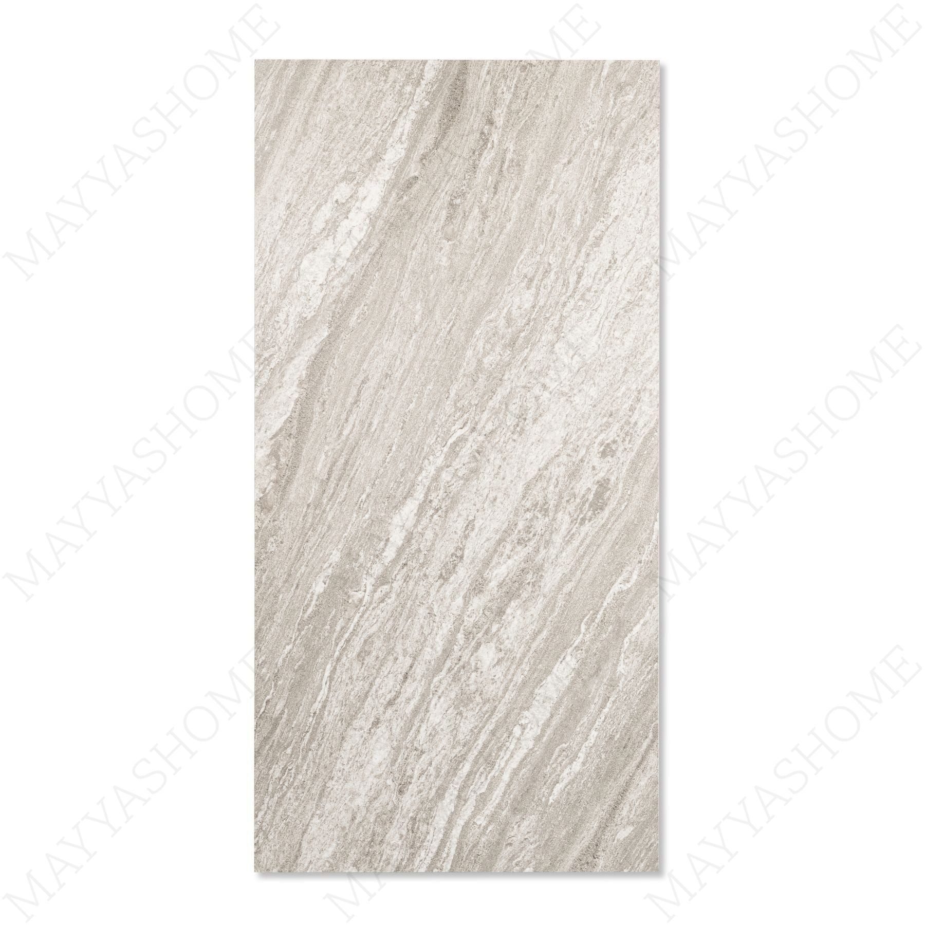 Siena Smoke matt stone effect porcelain tile 60x120cm with 9mm thickness features soft smoky grey tones and a refined natural matt finish.