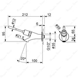 Single water timed sink tap with 8–12 second lever control, wall-mounted installation and flow limiter options. Ideal for UAE commercial washrooms.