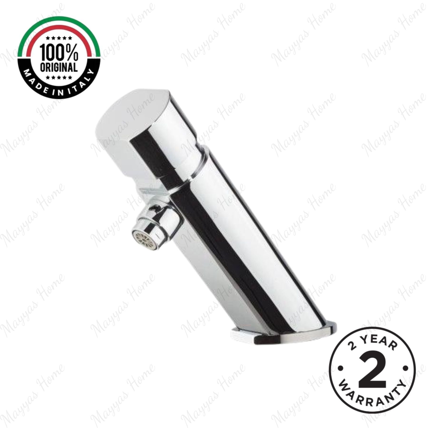 Single water timed sink tap with 8–12 second push-button control, anti-vandal protection and water-saving flow options for UAE commercial washrooms.