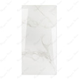 Smoke Statuario glossy marble porcelain tile 60x120cm with 9mm thickness features white base, smoky grey veining and polished finish.