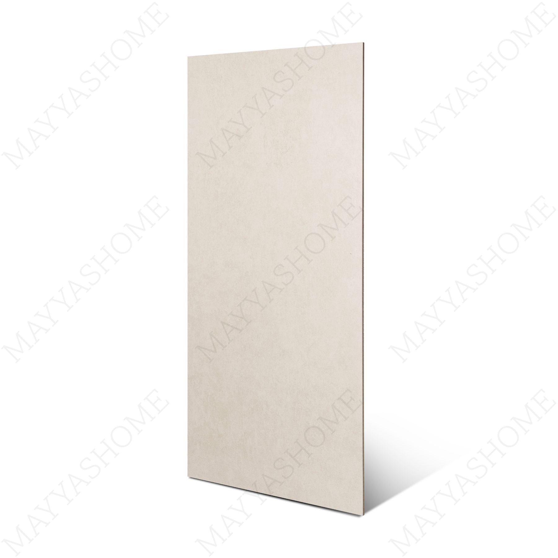 Solid Bianco matt porcelain tile 60x120cm with 9mm thickness features clean white surface, smooth texture and elegant natural matte finish.