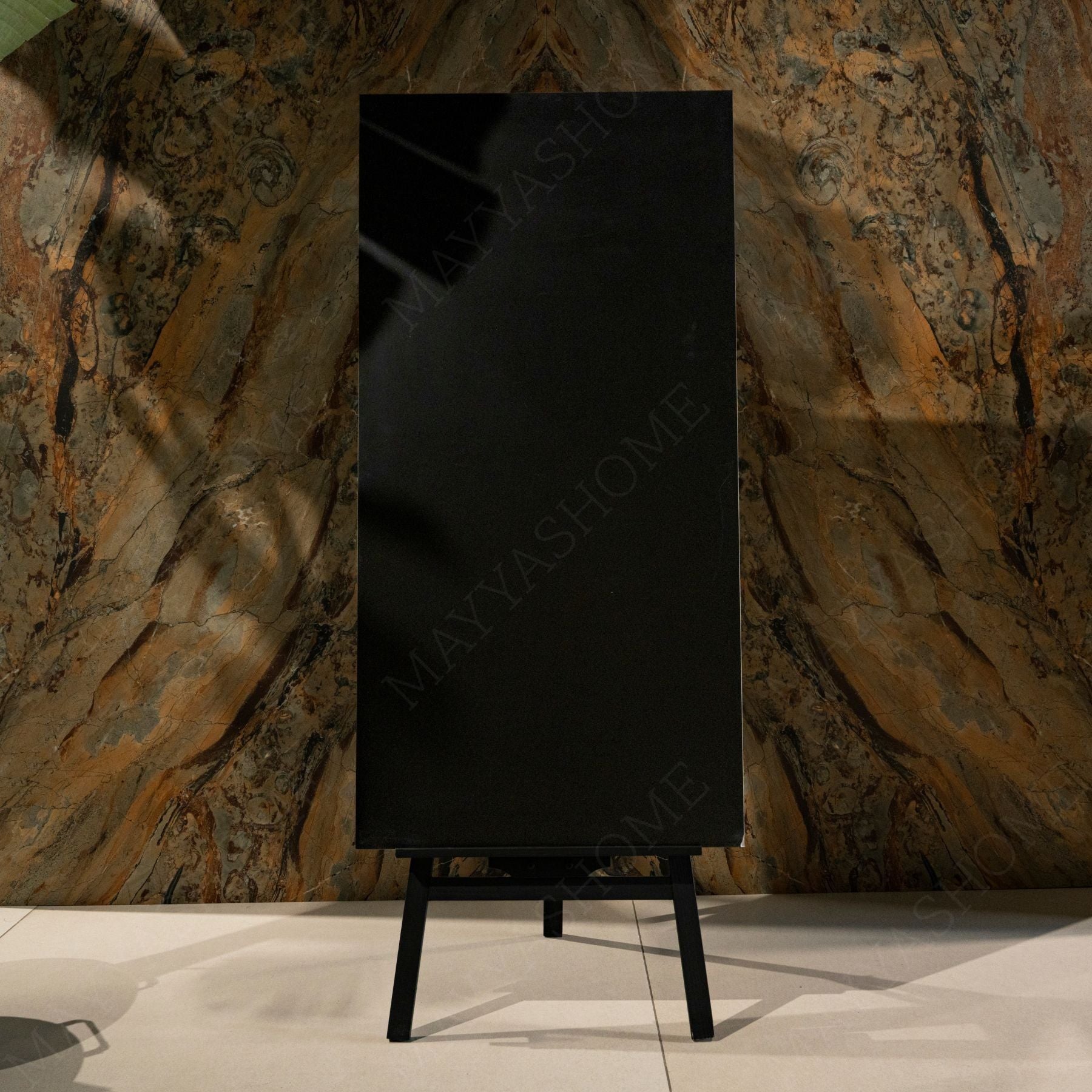 Solid Black matte porcelain tile 60x120cm 9mm offers a bold modern look with durable porcelain strength for premium floor and wall spaces.