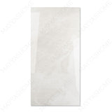 Sparkle Bianco glossy marble effect porcelain tile 60x120cm with 9mm thickness features bright white base, subtle grey veining and polished finish.