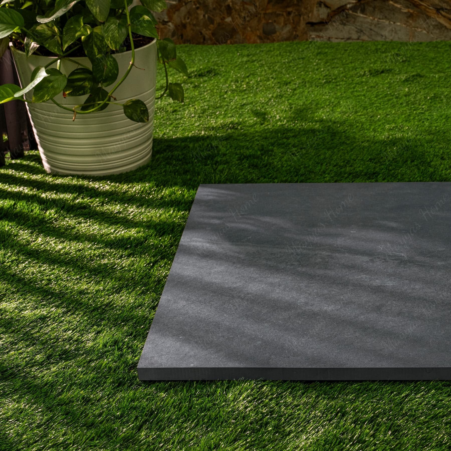Station Black matt porcelain tile 60x120x2 featuring a bold modern surface. Durable large format tile ideal for stylish floors and walls in contemporary interiors.
