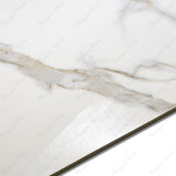 Statuario Austral glossy marble look porcelain tile 60x120cm with 9mm thickness offers bold veining, polished shine, and luxury appeal.