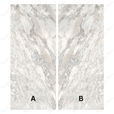 Statuario Elight 120x280cm carving matt porcelain tile with white marble look and grey veining. Perfect for luxury walls and floors.