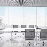 Statuario Marble 120x240cm glossy tile with bold grey veining on white. Perfect for walls and floors, adding timeless elegance to modern interiors.