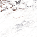 Statuario Rena 120x240cm glossy tile with grey veining on a white base. Durable and elegant, perfect for walls, floors, and modern luxury interiors.