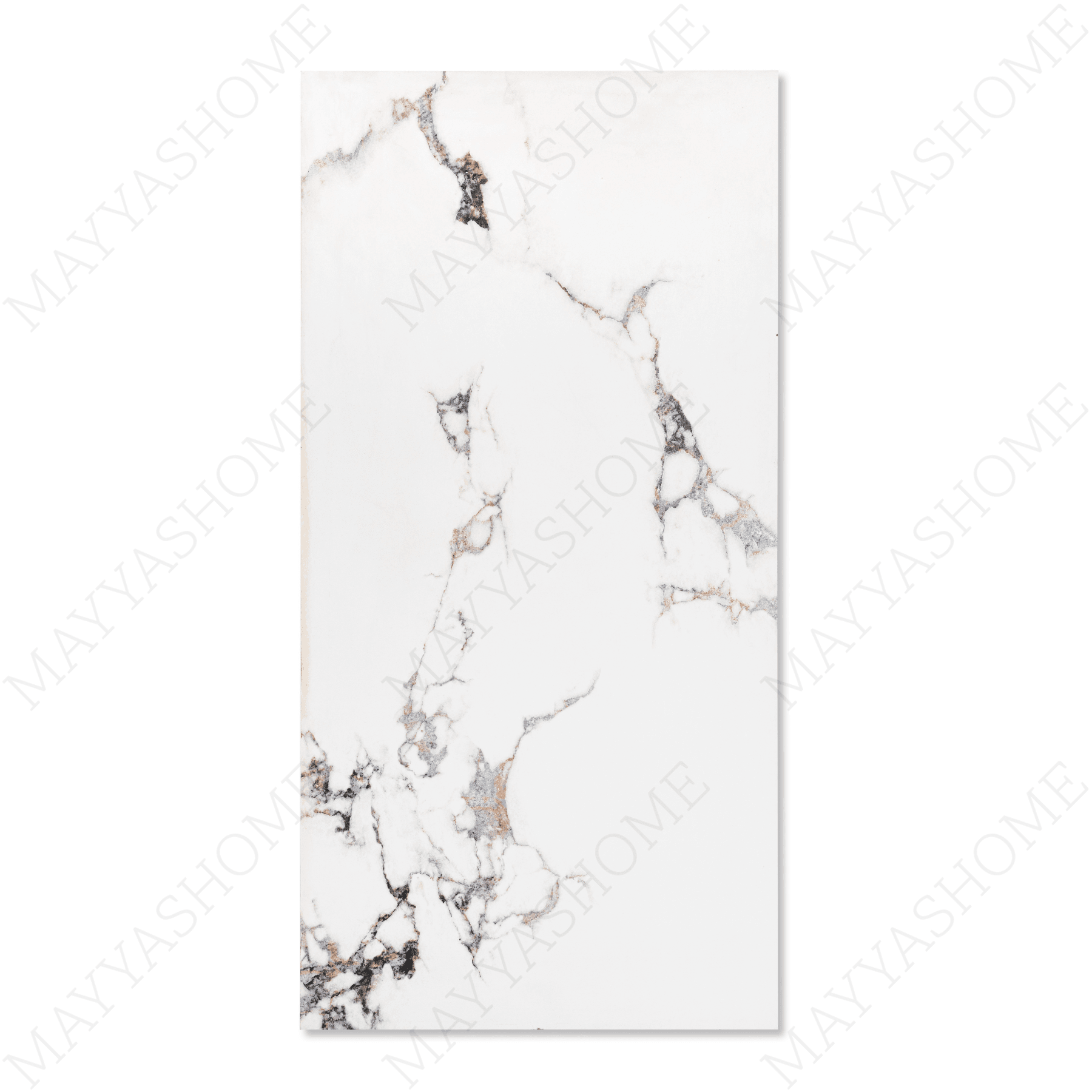Statuario Vistota porcelain tile 60x120cm with 9mm thickness, Italian marble look, durable porcelain, ideal for floors and walls.