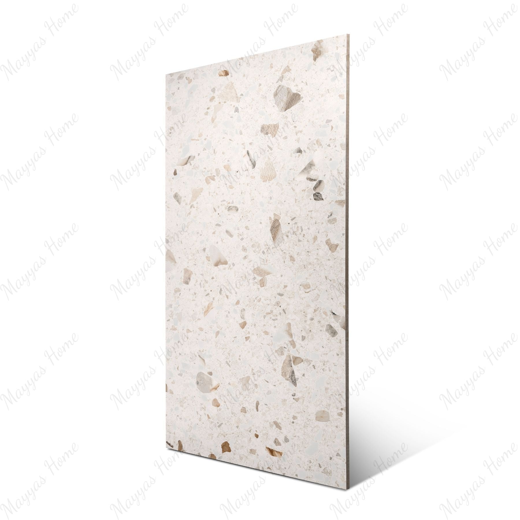 Stone Craft (60x120cm, 09mm) tiles feature a Random Glitter on Matt Special Finish that enhances the natural beauty of Porcelain. Perfect for indoor floors and walls