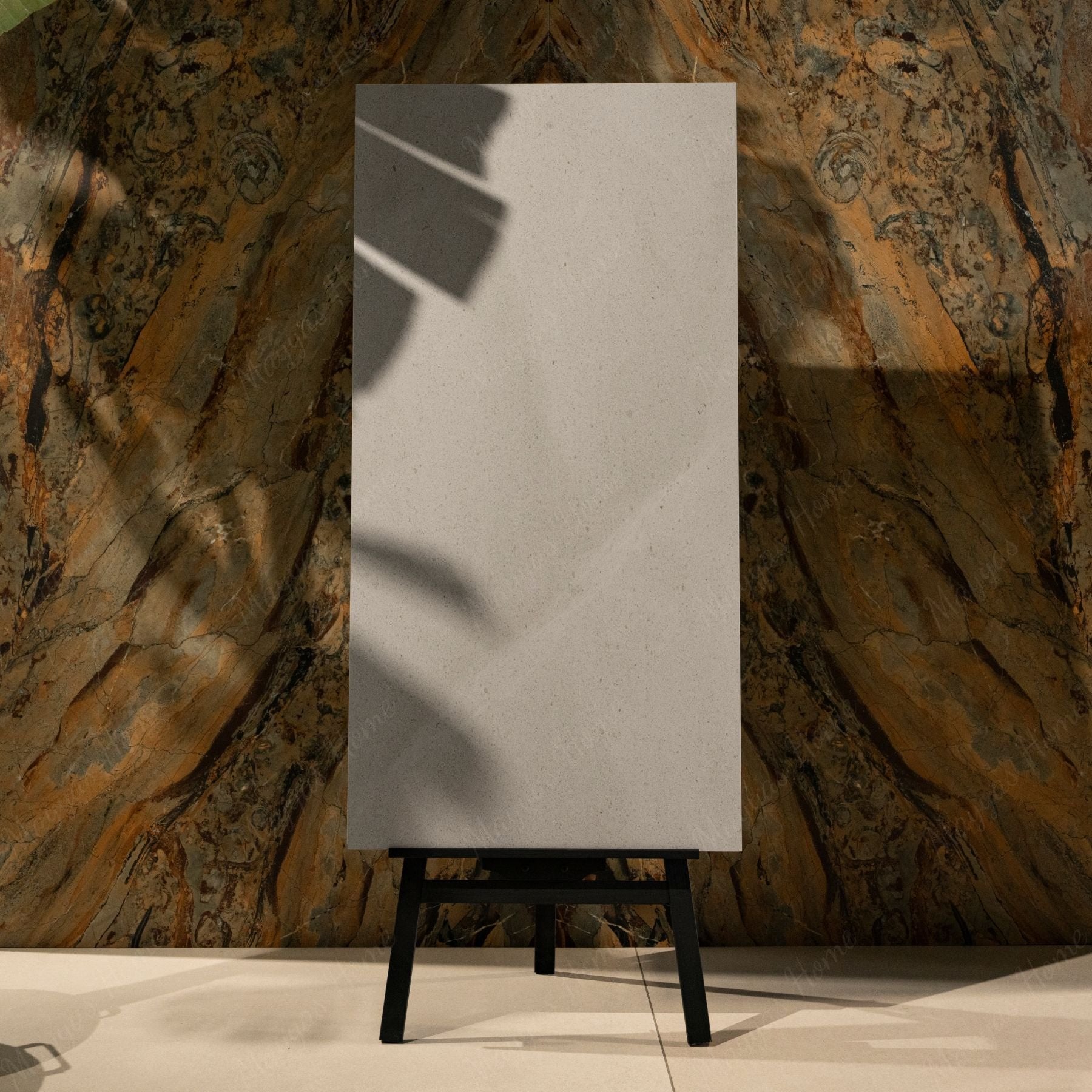 Stonecrete porcelain tile in 60x120cm size featuring stone and concrete texture blend with durable 9mm thickness for floors and walls.