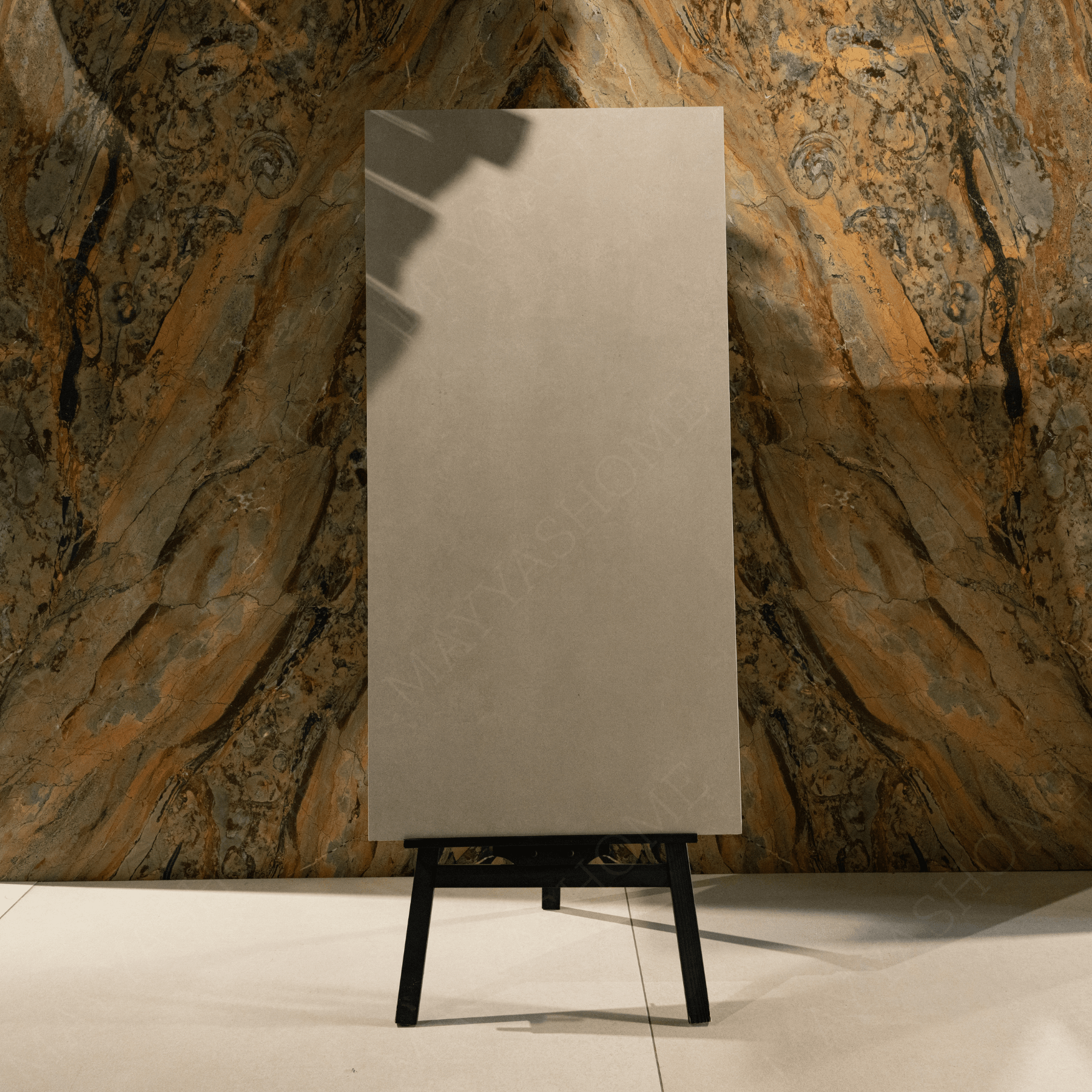 Storm Vein Graphite porcelain tile 60x120cm 9mm thickness, dark grey marble look design, durable porcelain tile for modern floors and walls.