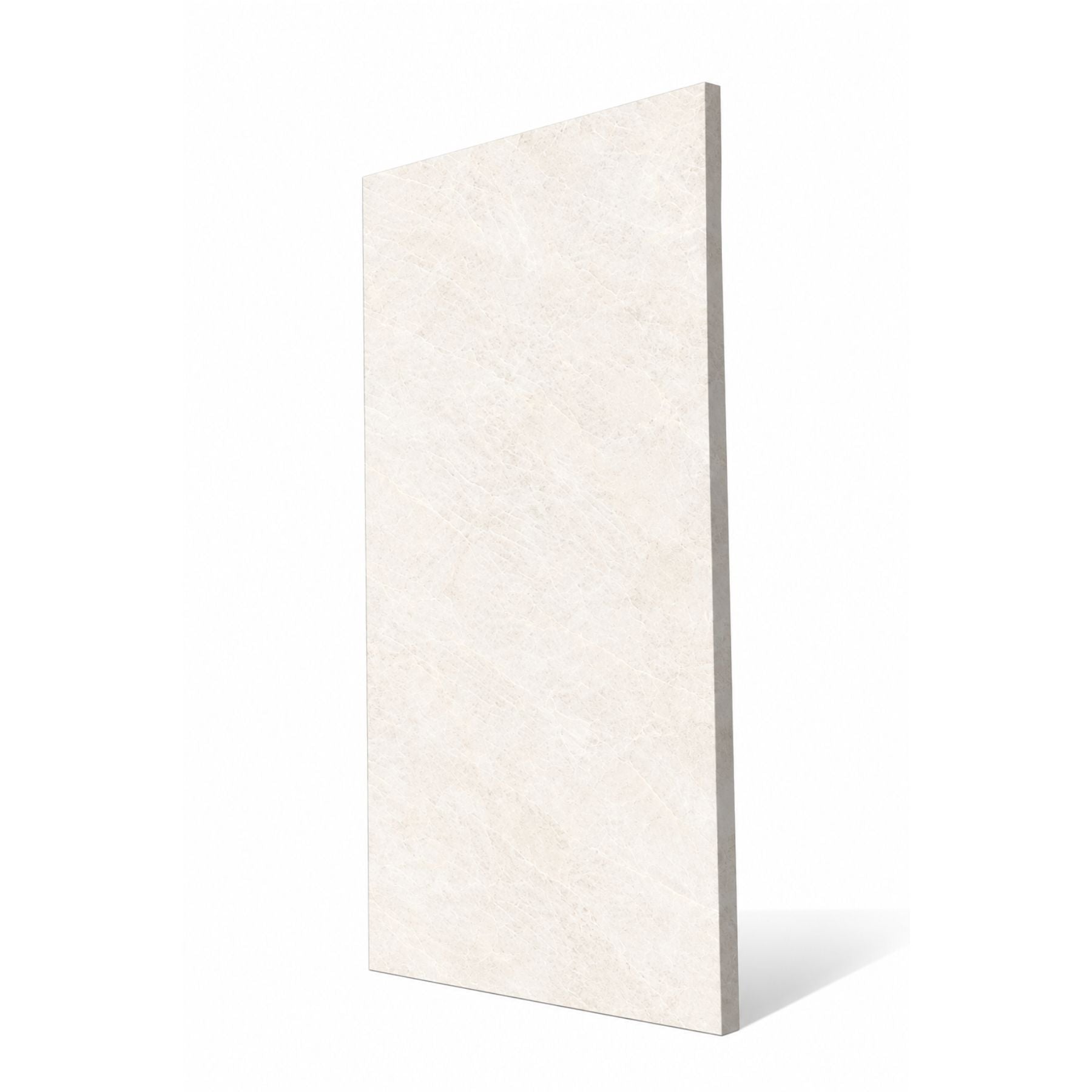 Tajmahal Bianco Crystal Polish Colorbody porcelain slab 120x280cm, 9mm thick, featuring Random 0 marble look for premium floors, walls and modern interiors.