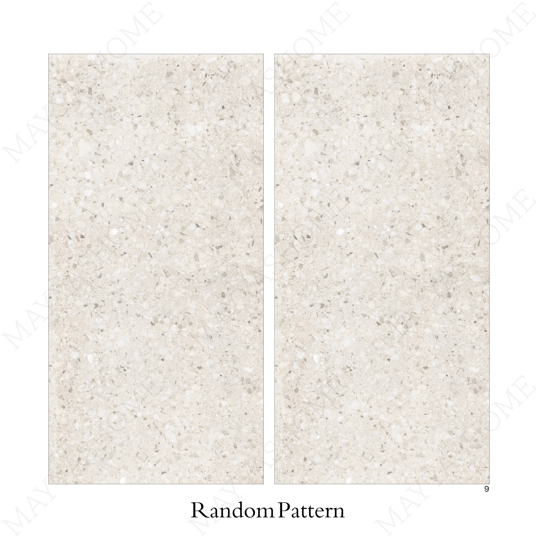 Terrazo Crema 60x120cm porcelain tile, 20mm thick with R11 slip-resistant rough matt finish. Classic terrazzo look, perfect for outdoor spaces.