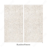 Terrazo Crema 60x120cm porcelain tile, 20mm thick with R11 slip-resistant rough matt finish. Classic terrazzo look, perfect for outdoor spaces.