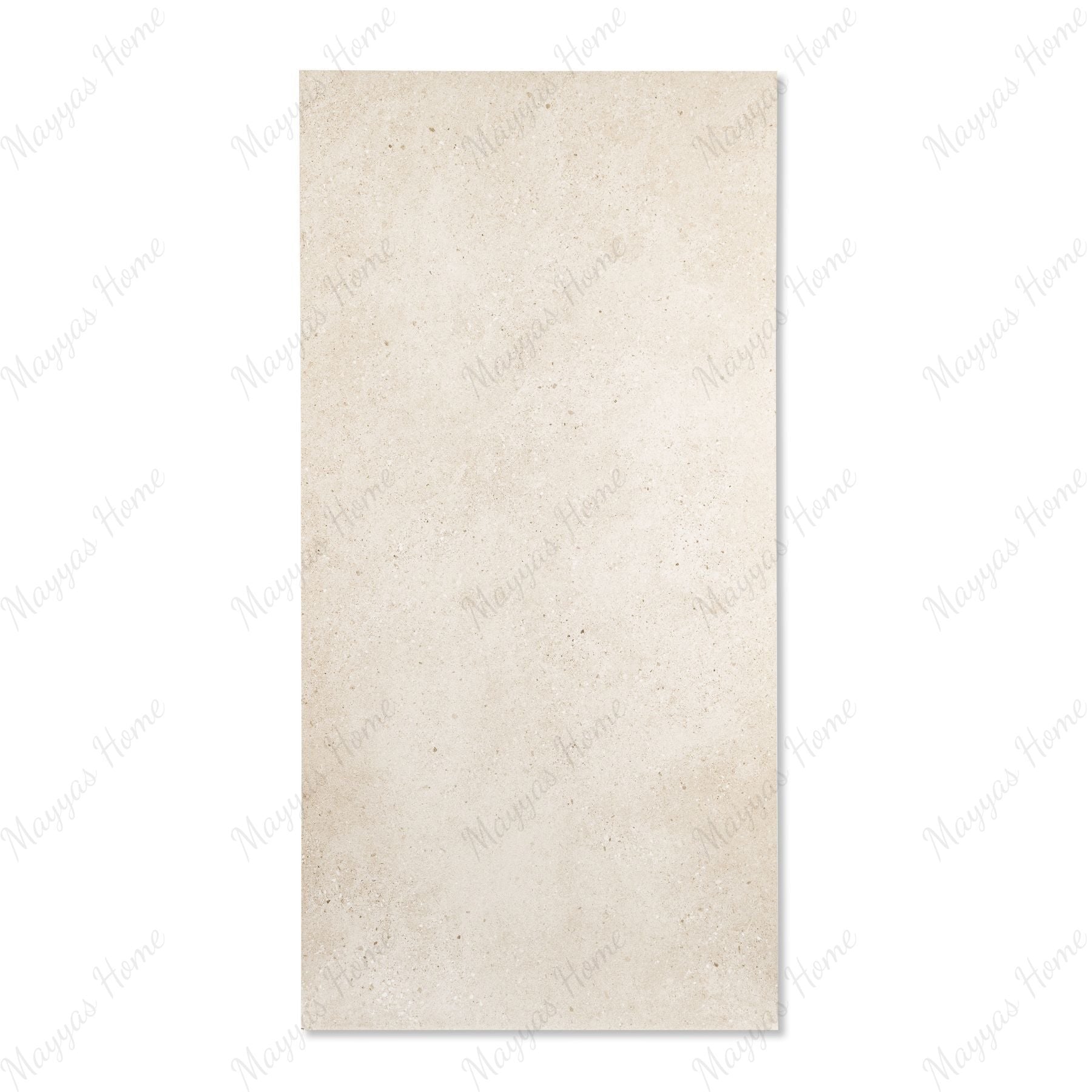 Thomas Ivory porcelain tile in 60x120cm size featuring soft ivory tones, classic stone texture and durable 9mm thickness for floors and walls.