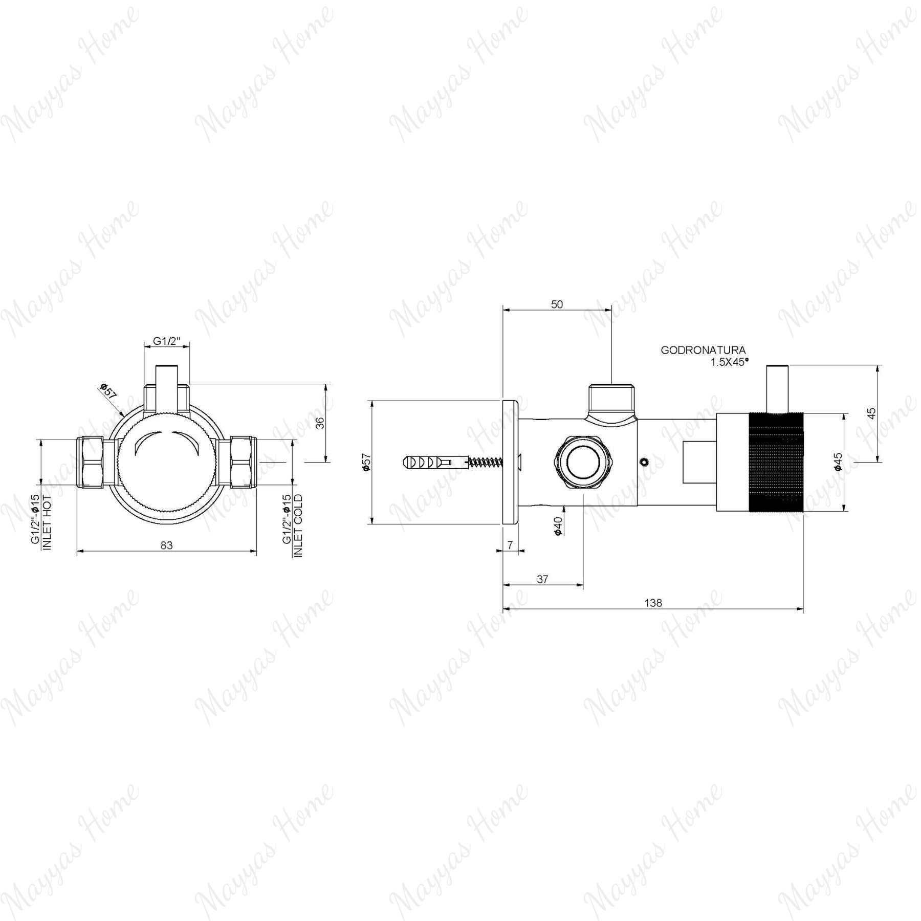 Timed shower faucet with 15–25 second push-button operation, anti-vandal protection and water-saving technology. Ideal for UAE commercial, hospitality, healthcare and public shower facilities.