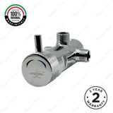 Timed shower faucet with 15–25 second push-button operation, anti-vandal protection and water-saving technology. Ideal for UAE commercial, hospitality, healthcare and public shower facilities.