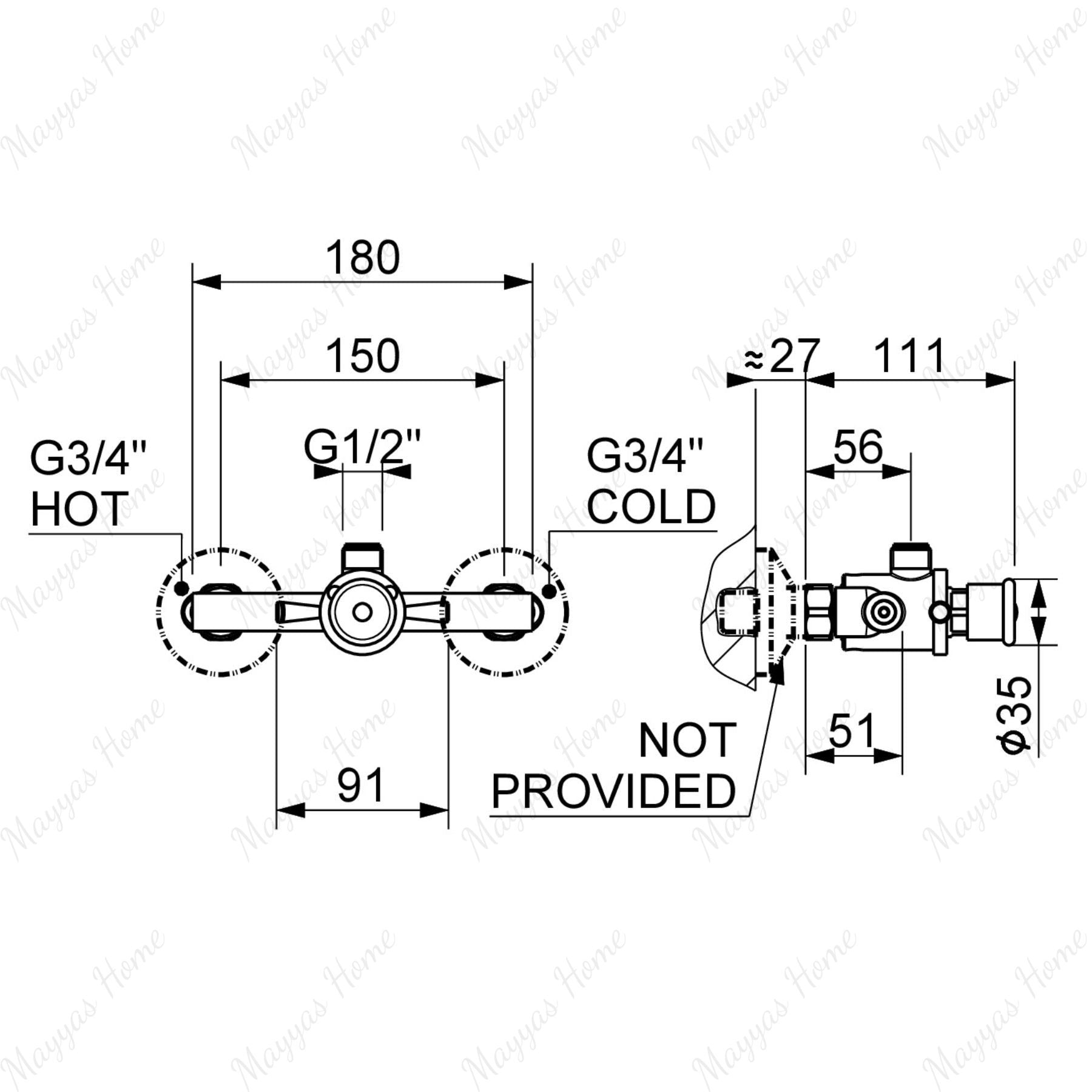 Timed shower mixer tap with 15–25 second push-button control and anti-vandal design. Ideal for UAE commercial, hospitality, healthcare and public facilities.